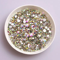 1440PCS SS3-SS20 Mix Size Non-Hotfix Glass FlatBack Rhinestones
