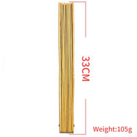 13IN Professional Ostrich Feather Fan Staves