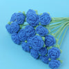 10Pcs Artificial Flower Roses Handmade Roses Home Decoration, Valentine's Day, Mother's Day, Birthday, Wedding Gifts