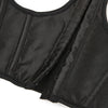 Gothic Underbust Corset Top Strapped Curve Shaper Punk Slimming Waist Belt
