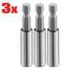 10/1pcs Magnetic Screwdriver Extension Hexagonal Handle Extended Connecting Rod Carbon Steel Screwdrivers Bit Holder Power Tools