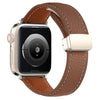 Apple Watch Leather Band - Premium Stylish Strap with Buckle