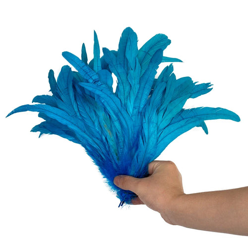 100PCS Natural Rooster Tail Feathers (25-40CM)