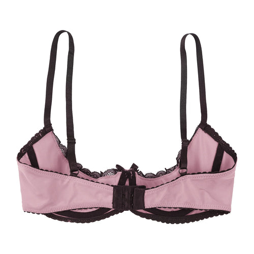 Lace Underwire Half-Cup Balconette Bra