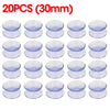 5/20PCS Double Sided Plastic Suction Cup Vacuum Non-slip Clear Sucker Pad for Glass Car Window Table Top Spacer DIY Soap Holder