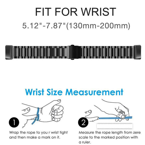 Fitbit Charge 5 6 Stainless Steel Band - Sleek Durable Design