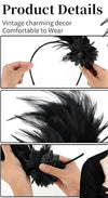 Ostrich Feather Fascinator Headband