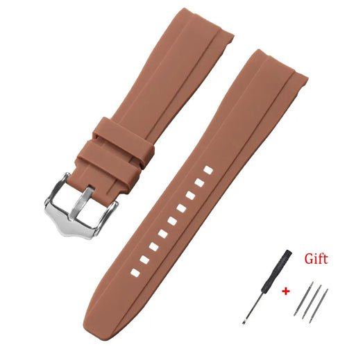 OnePlus Smartwatch Silicone Watch Band Curved End Rubber Strap Bracelet