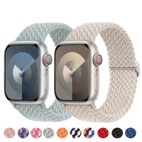 Apple Watch Braided Strap - Soft Elastic Nylon Band