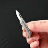 Titanium Alloy TC4 Mini Folding Knife EDC Portable Keychain Pendant Knife Express Unpacking Pocket Knife Gift EDC Tool