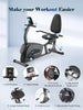 Exercise Bike for Home Stationary Bike Sturdy Quiet 8 Levels Exercise Bike Large Comfortable Seat Heart Rate Handle &