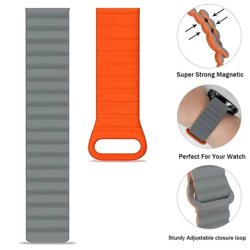 Amazfit Magnetic Silicone Band Replacement for Smartwatches