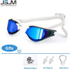 JSJM Adult Professional Anti-Fog HD Swim Goggles UV Protection Swimming Goggles Men Women Adjustable Silicone Swimming Glasses