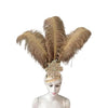 The Stardust Flora Cabaret Crown – Five-Flower Rhinestone Headdress