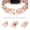 Fitbit Versa & Sense Leather Metal Band - Luxurious Design