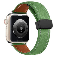Apple Watch Leather Band - Premium Stylish Strap with Buckle