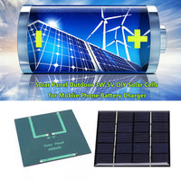 Solar Panel 3/5W 5/12V Micro Solar Board Portable Fast Charger Polysilicon DIY Solar Cells System Mini Outdoor Battery Charger