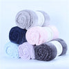 Winter Fuzzy Flannel Blanket Fluffy Warm Soft Sofa Cover Solid Color Bed Sheet Coral Fleece Plush Blankets Office Nap Blanket