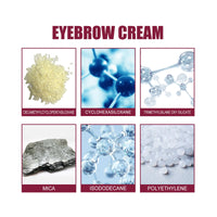 3Color Eyebrow Pomade Eyebrow Eyeliner Gel Waterproof Long-lasting Tinted Sculpted Brow Gel with Brush Eyebrow Stamp Pencil Kit