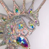 Luxury Peacock Rhinestone Statement Crown – Oversized Crystal Headpiece & Show-Stopping Hair Jewelry for Fashion Shows, Galas & Festivals