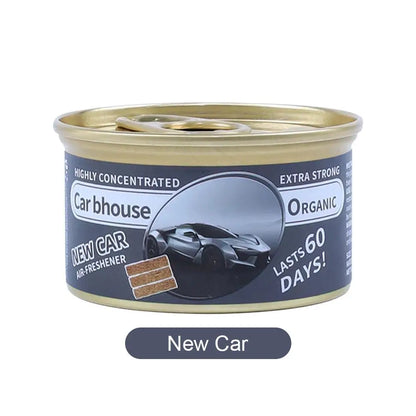 Car Flavoring Car Air Fresheners Perfume Canned Wood Blocks Coffee Flavor Long-Lasting Auto Aromatherapy Car Deodorant Supplies