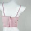 Pearl Beaded Bustier Corset Crop Top Push-Up Evening Party Camisole