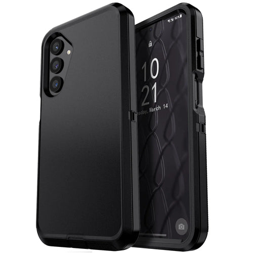 Black For Samsung Galaxy A16 5G Case Heavy Duty Shockproof Hard Protective Rugged Hybrid 3in1 Layers Cover