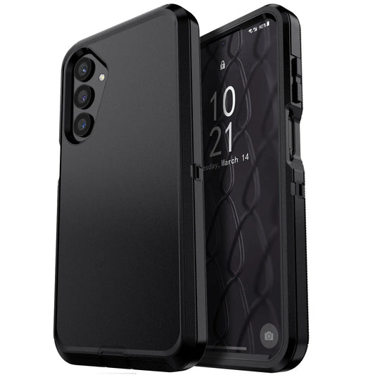 Black For Samsung Galaxy A16 5G Case Heavy Duty Shockproof Hard Protective Rugged Hybrid 3in1 Layers Cover