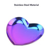 Heart-Shaped Metal Sorting Trays for Rhinestones and Beads