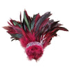 Natural Rooster Saddle Feather Strung Fringe (1 Roll)