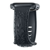 Apple Watch Silicone Band - Floral Engraved - Stylish Design