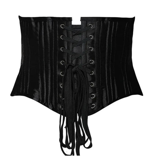 24 Steel Bone Underbust Corset Heavy Duty Waist Trainer Cincher Bustier
