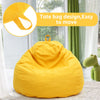 Lazy Sofa Cover Comfortable Large Bean Bag Cover without Filler for Home Bedroom Adults Kids Soft Tatami Chairs Covers Beanbags