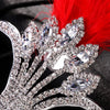 Carnival Feather Masquerade Jewelry Mask