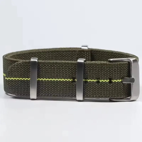 Polar Watch Band Nylon Elastic Strap Unisex Military Style Blue Red