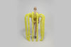 Long Feather Waterfall Backpiece Costume Accessory