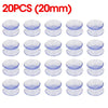 5/20PCS Double Sided Plastic Suction Cup Vacuum Non-slip Clear Sucker Pad for Glass Car Window Table Top Spacer DIY Soap Holder