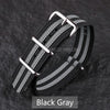 COROS Nylon Ribbed Watch Band For Smartwatch - Military Washable Strap