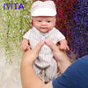 IVITA WB1512 14inch 1.65kg 100% Full Body Silicone Reborn Bebe Doll Coco Soft Dolls Realistic Boy Baby DIY Blank Children Toys