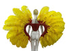 Two-Tone Feather Wing Backpiece Stage Costume Accessory