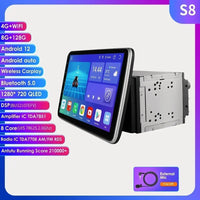 10.1 Inch Octa Carplay Car Stereo Universal 2 Din Android Radio Rotatable Screen Multimedia Player Video Autoradio Audio RDS DSP