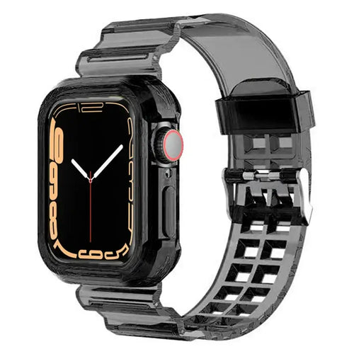 Apple Watch Clear Silicone Band - Durable Comfortable Strap