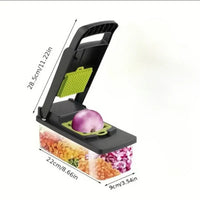 14 in 1 Multifunctional Vegetable Onion Manual Chopper Food Kitchen Potato Cut Shredder Slicer Kitchen Gadget