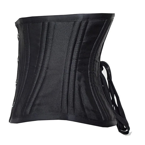 24 Steel Bone Underbust Corset Heavy Duty Waist Trainer Cincher Bustier