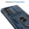 For Samsung Galaxy S20 FE 5G Phone Case Hybrid Rugged Ring Kickstand Card Slot Camera Protection Shockproof Protective Cover