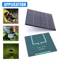 Solar Panel 3/5W 5/12V Micro Solar Board Portable Fast Charger Polysilicon DIY Solar Cells System Mini Outdoor Battery Charger