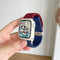 white-red blue / 49mm