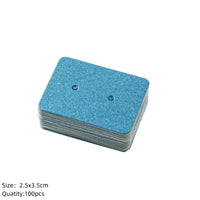 100pcs Cardboard Earring Display Card Paperboard Jewelry Label Hanging for Entrepreneurship Selling Small Businesses Packaging