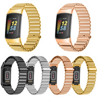 Fitbit Charge 5 6 Stainless Steel Strap - Modern Design