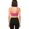 Rhinestone & Bead Tassel Push-Up Underwire Bustier Crop Top